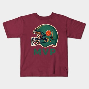 vintage mvp football helmet Kids T-Shirt